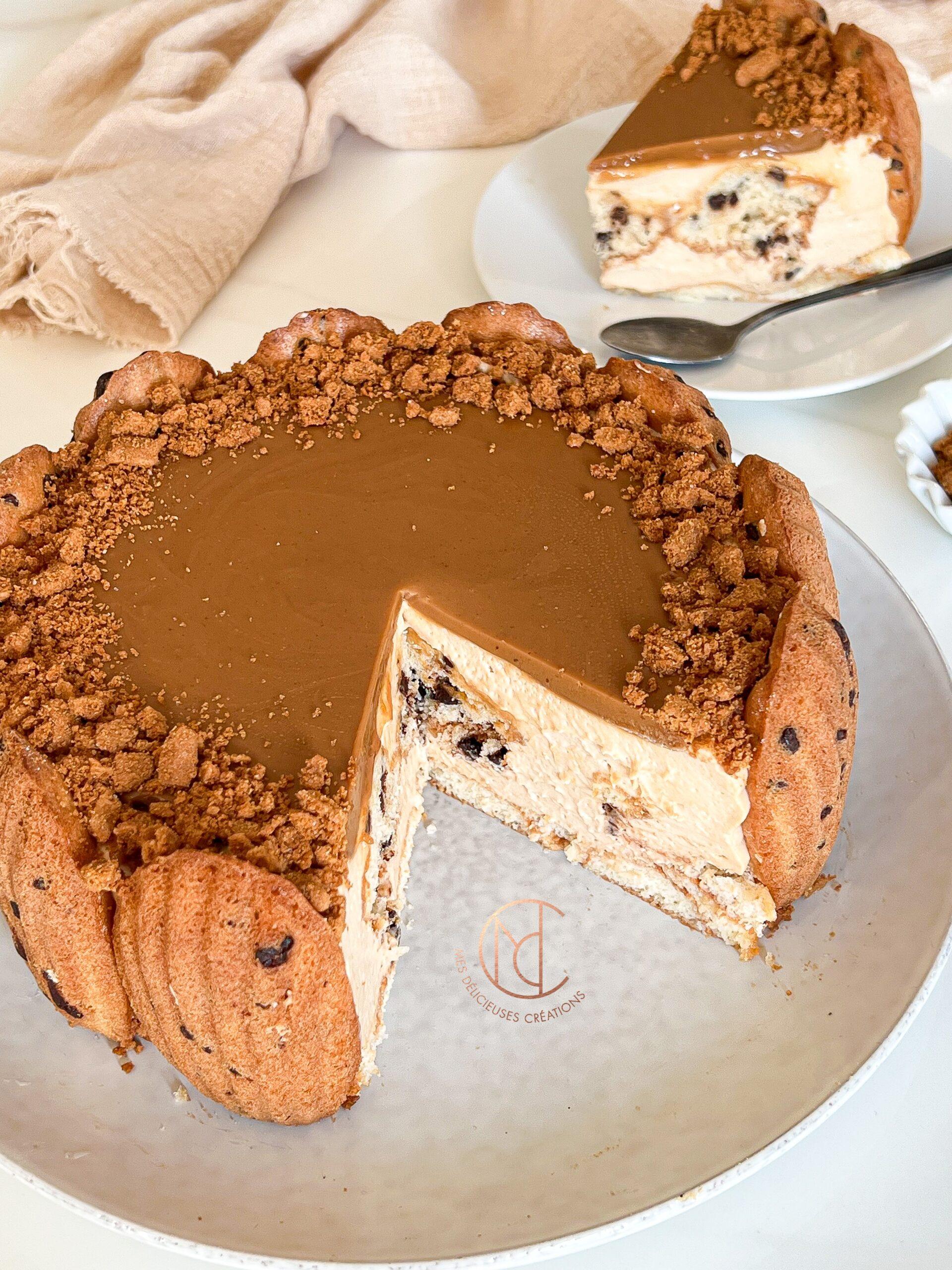 Charlotte mousse Spéculoos et madeleines Mes Délicieuses Créations