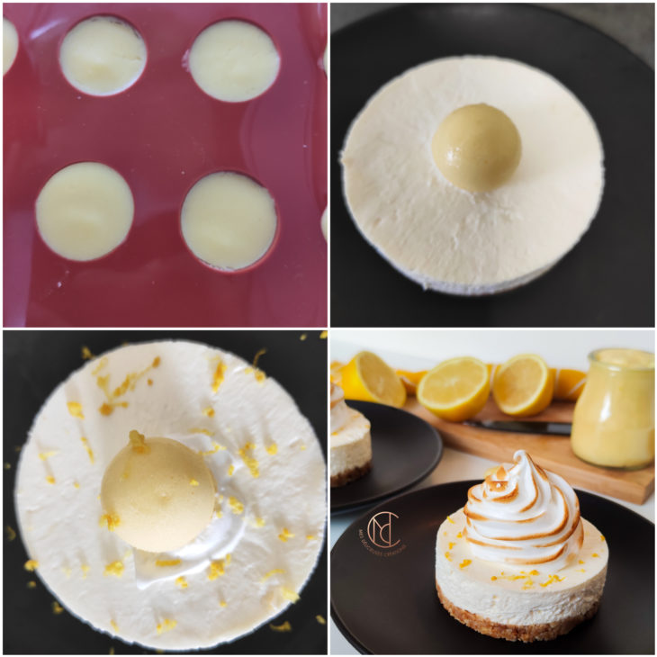 montage cheesecake citron meringué