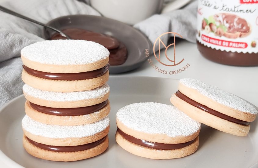 Sablé fondant à la pâte à tartiner