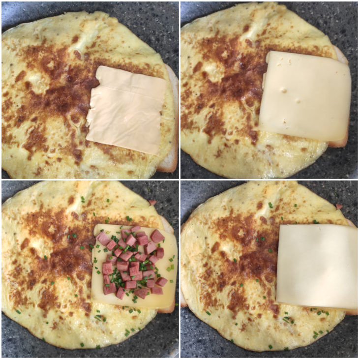 garniture fromage omelette