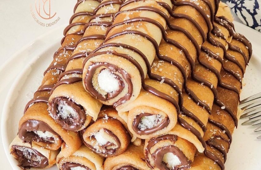 Crêpes façon Bounty