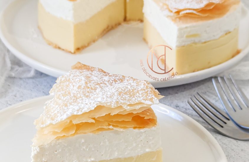 Gâteau coeur de crème coco