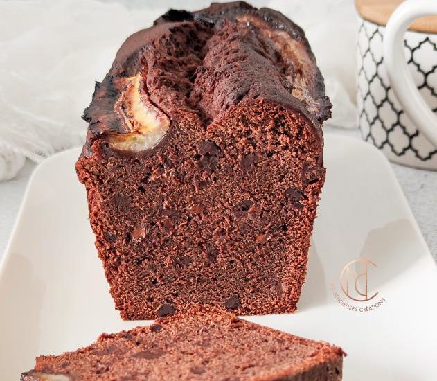Banana bread au chocolat