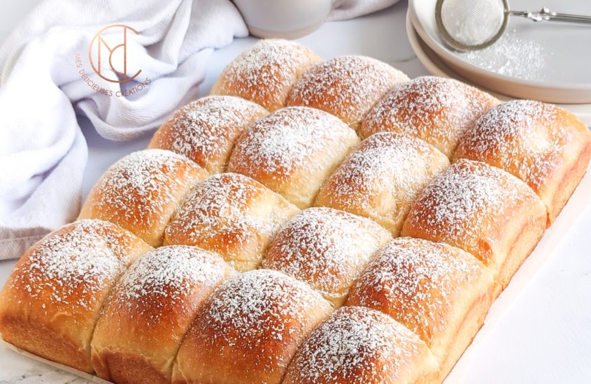 Brioche butchy fourrée à la crème pâtissière