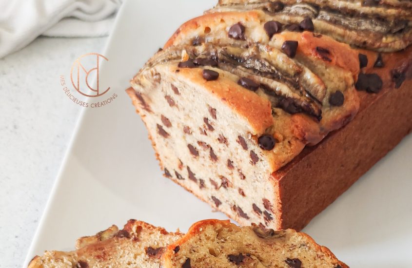 Cake banane et beurre de cacahuètes