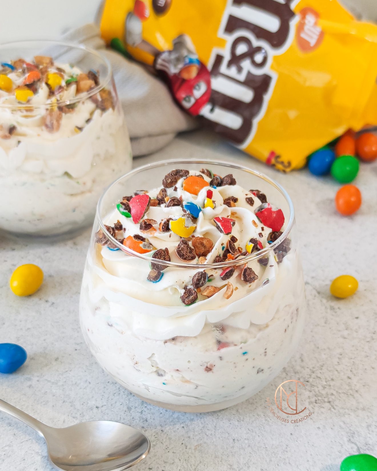 McFlurry aux M&M's crème glacée Mes