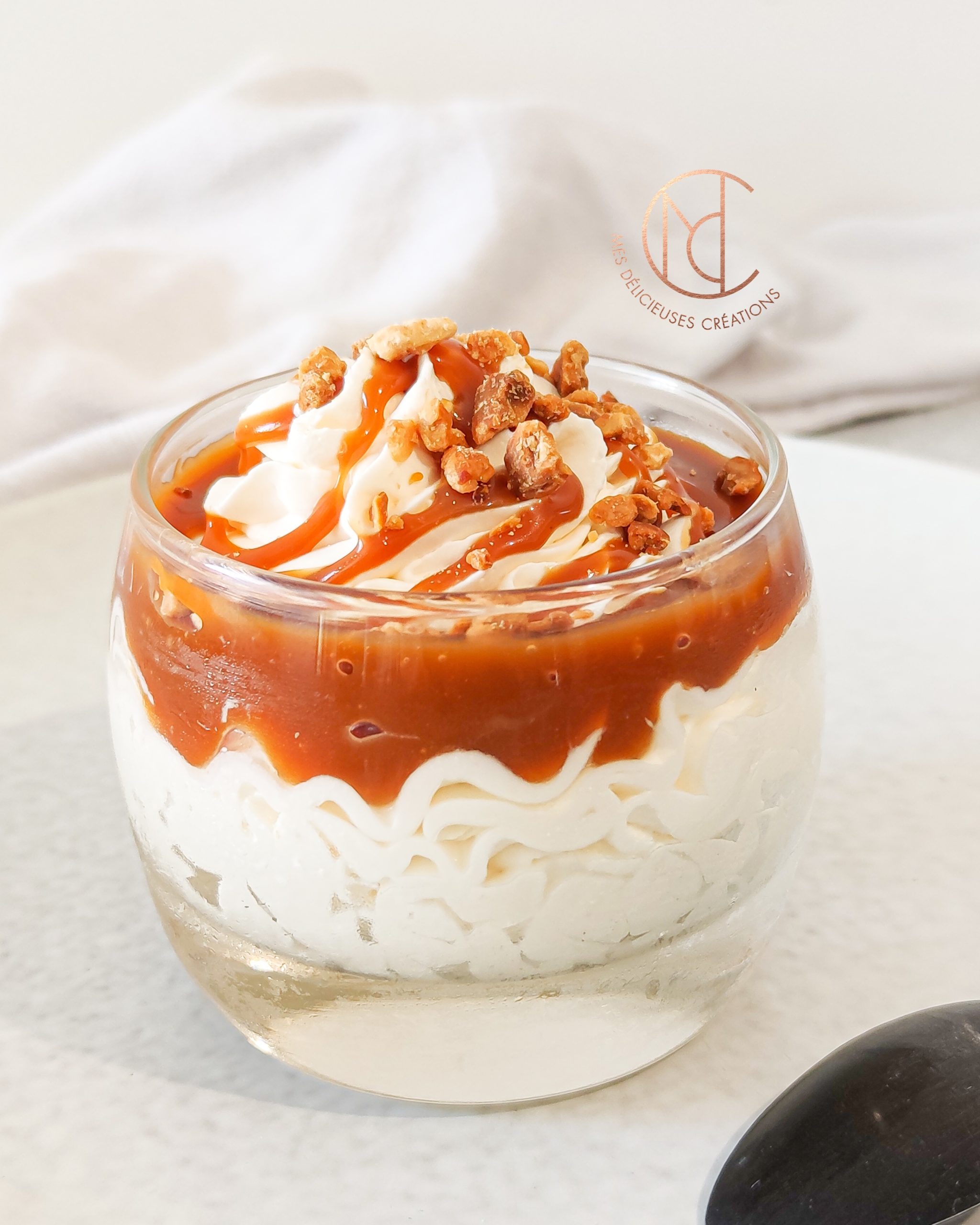 Sundae Caramel Crème Glacée Mes Délicieuses Créations 