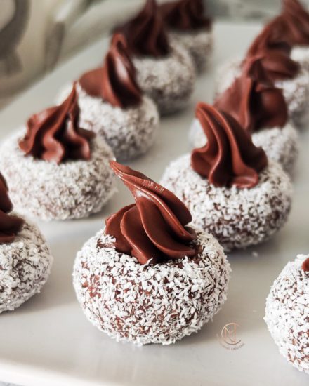 Biscuits sans cuisson coco-choc