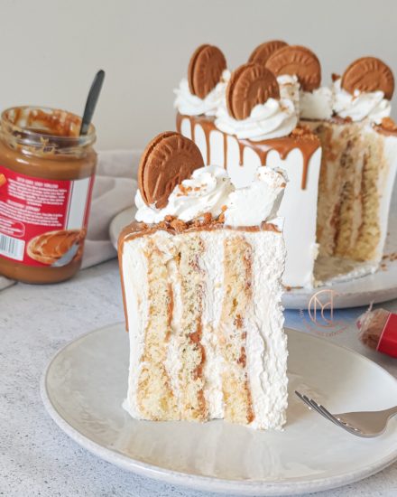 Layer cake vanille Spéculoos