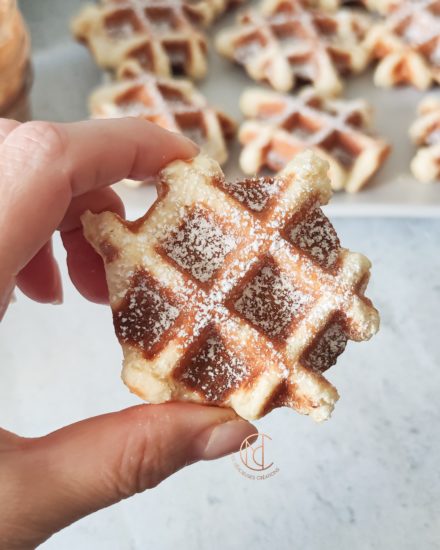 Gaufres biscuitées au yaourt