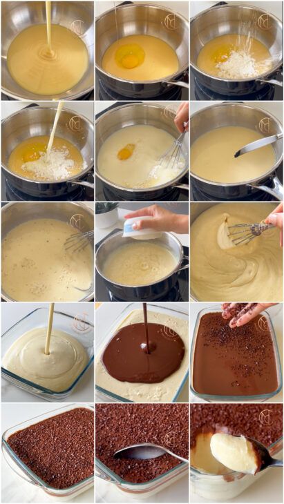 étapes douceur crémeuse vanille chocolat
