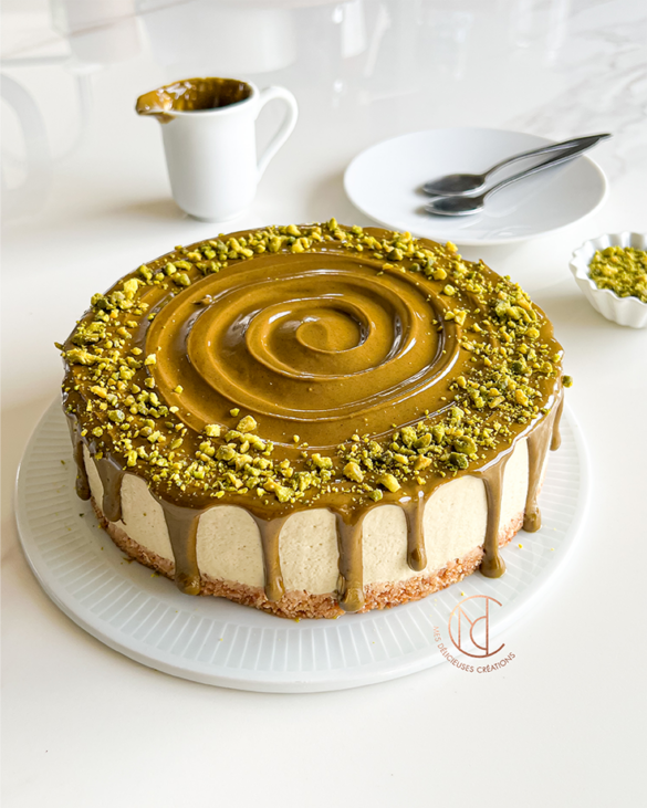 cheesecake sans cuisson pistache