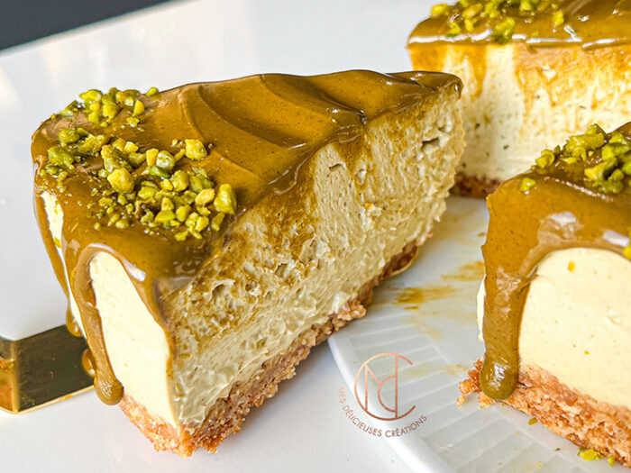 Cheesecake sans cuisson pistache