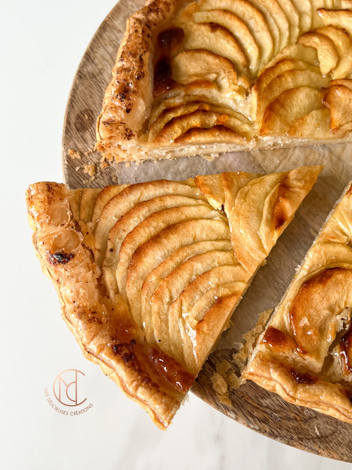 recette tarte aux pommes frangipane