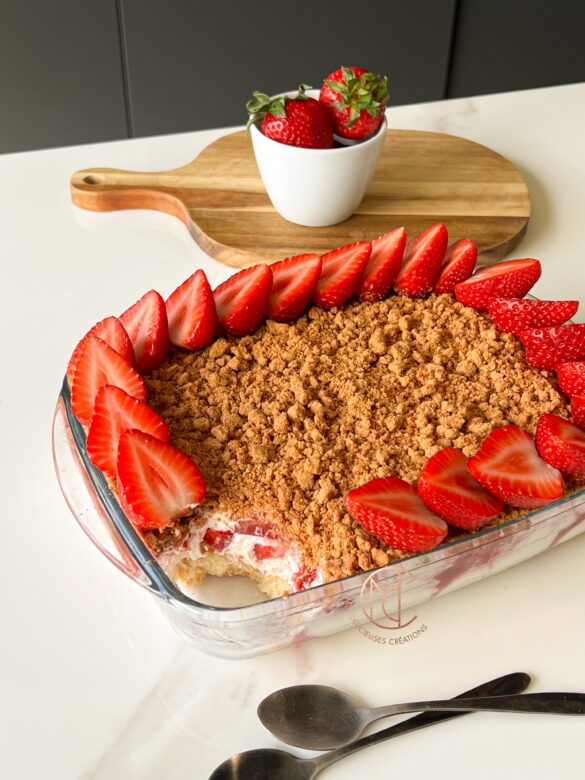 tiramisu fraise spéculoos