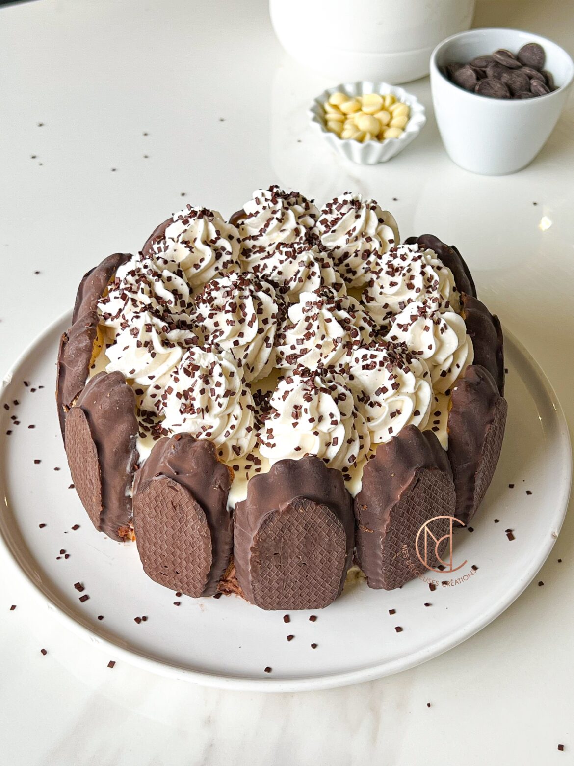 Charlotte aux 2 chocolats